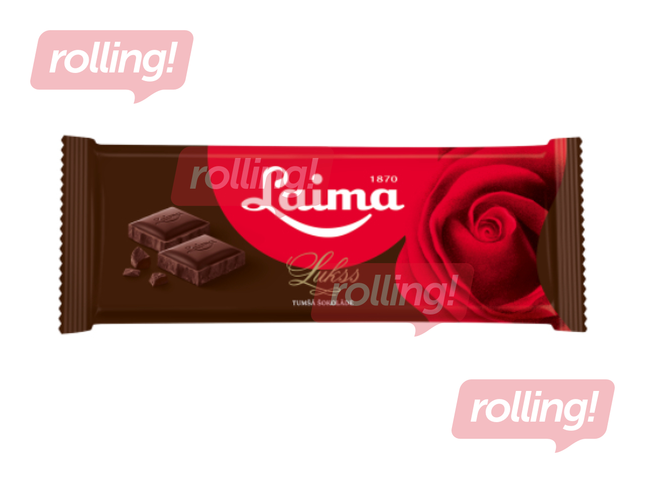 Šokolāde Laima Lukss, tumšā, 190g