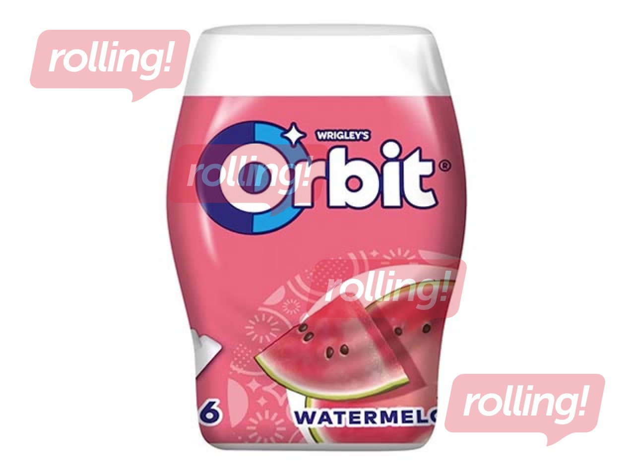 Chewing gum Orbit Watermelon, 46pcs