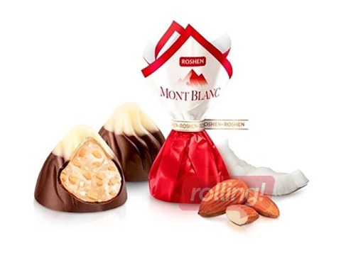 Šokolaadikommid Mont Blanc kookoskreemi ja mandlitega, Roshen, 1kg