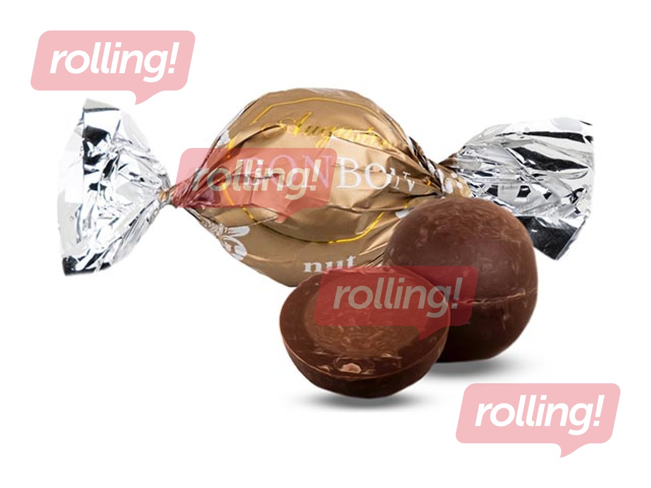 Piena šokolādes kofektes ar riekstiem 1kg