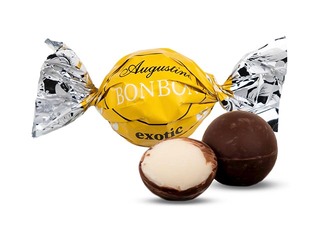 Šokolādes konfektes ar tropisko augļu garšu, 1kg