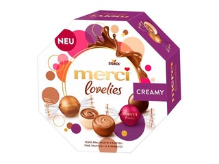 Chocolate praline assortment Merci, Lovelies, Creamy, 185g