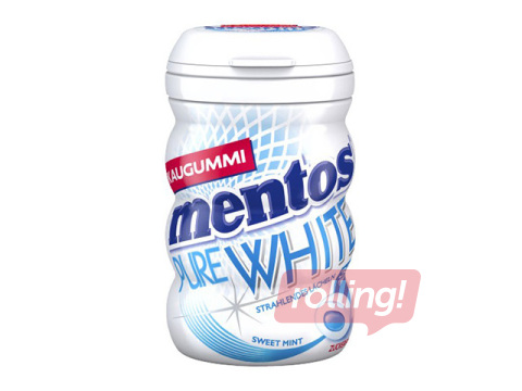 Жевательная резинка, Mentos, Pure White, со вкусом мяты, 70г