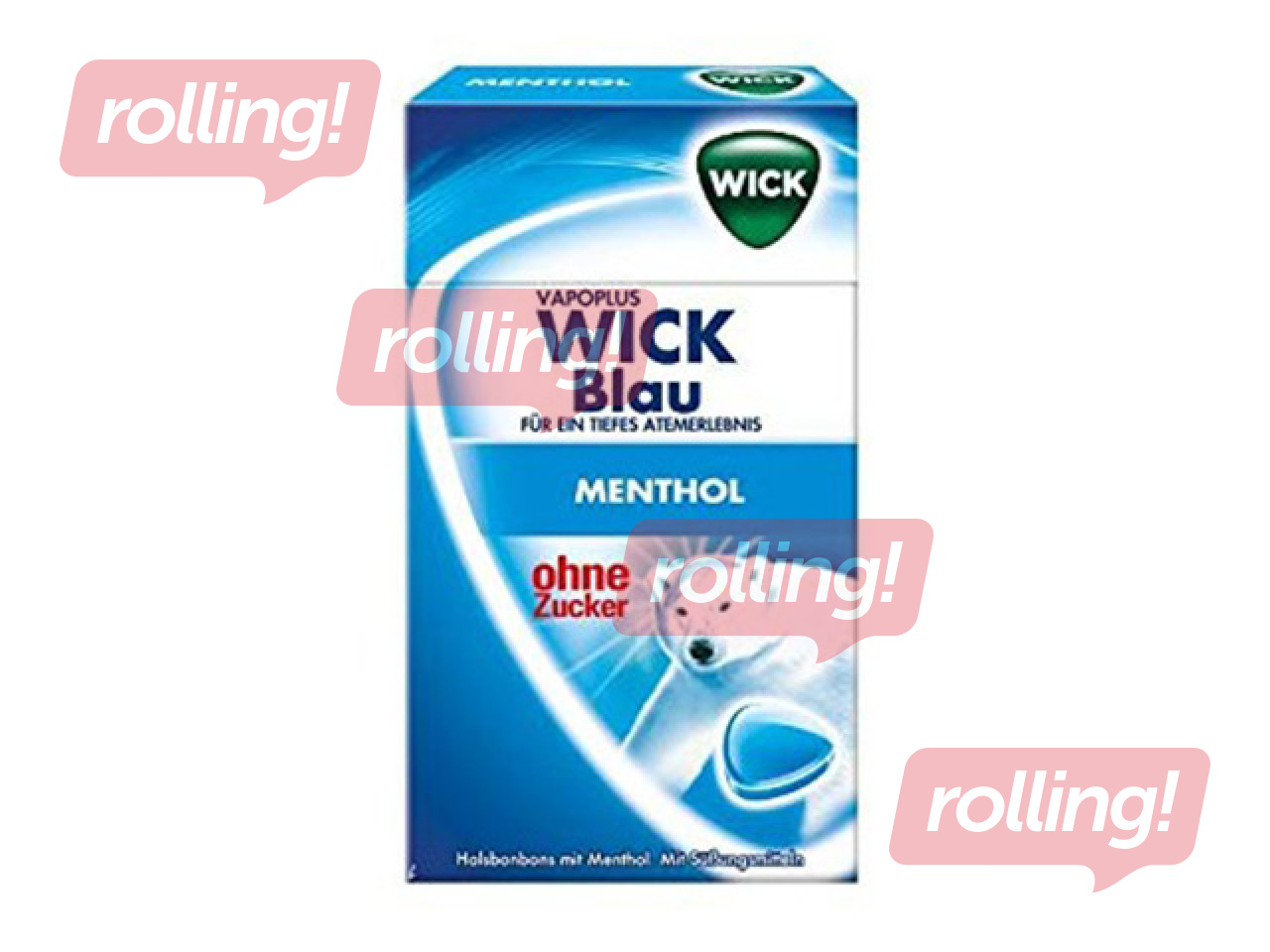 Dragees, Wick, menthol, 46g
