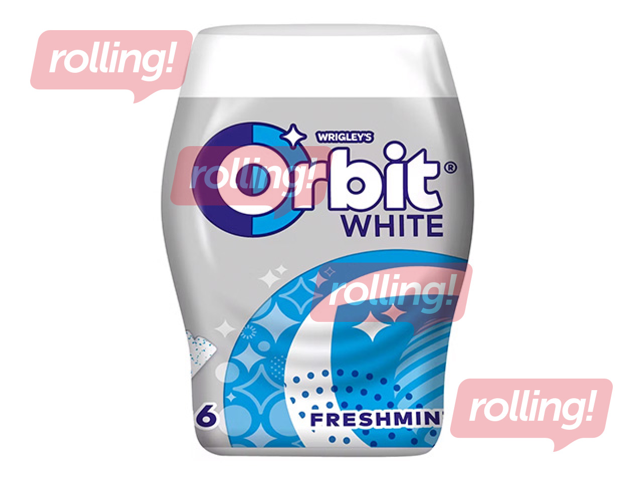 Närimiskumm Orbit, Freshmint, 46 tk.