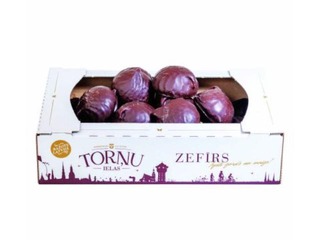 Zefīrs Aizkraukles Saldumi, Torņu ielas, vaniļas ar šokolādes glazūru, 750g