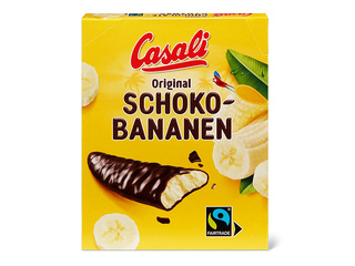 Soufflé Casali with banana flavour in chocolate, 150g