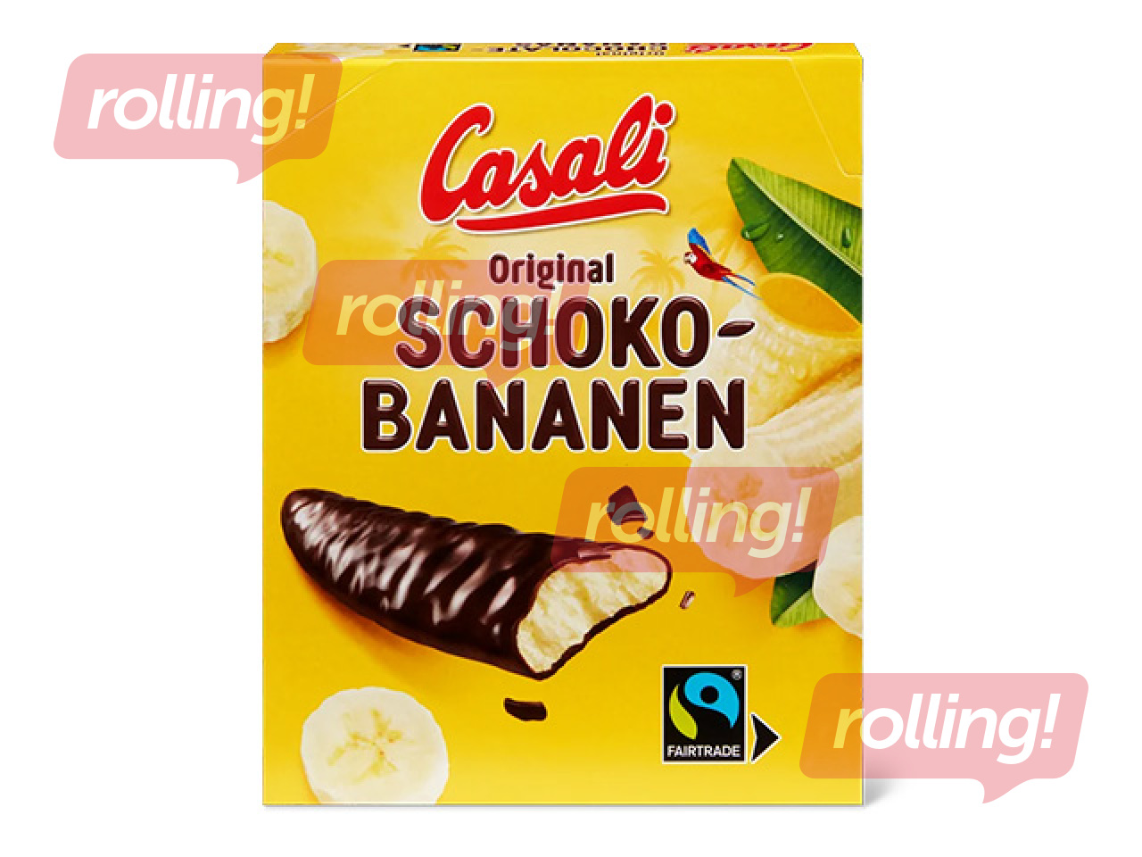 Суфле Casali с банановым вкусом в шоколаде, 150г