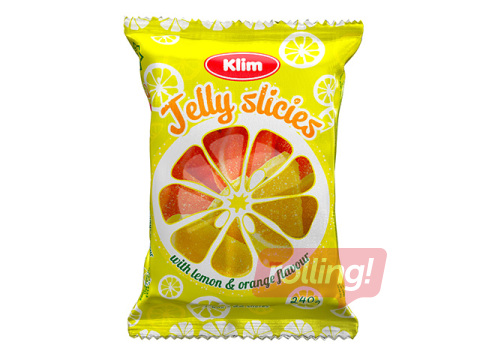 Marmelāde Klim daiviņās ar citronu un apelsīnu garšu, 240g