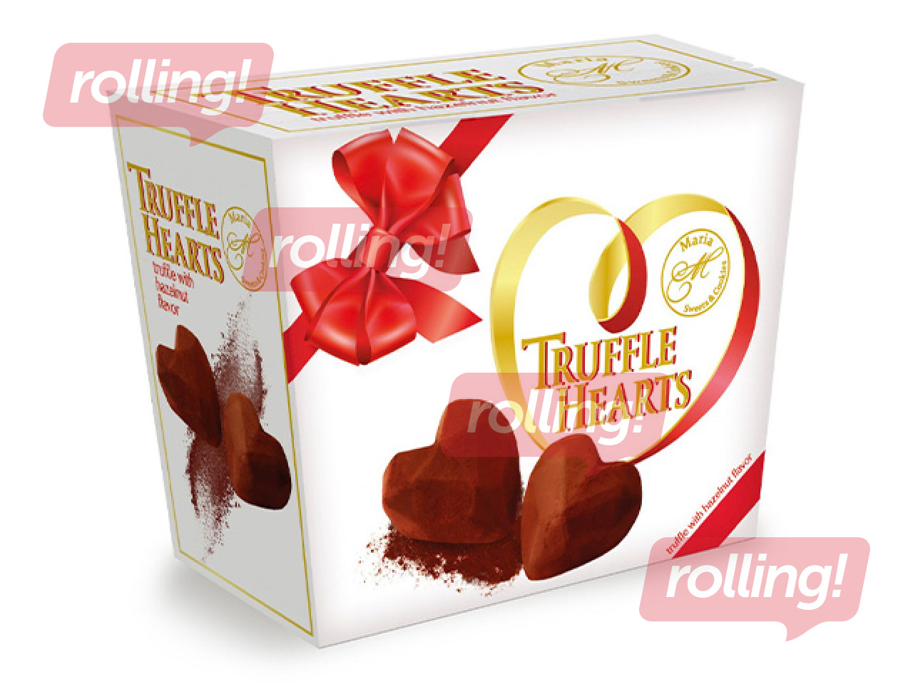 Konfektes Truffle hearts, 120g