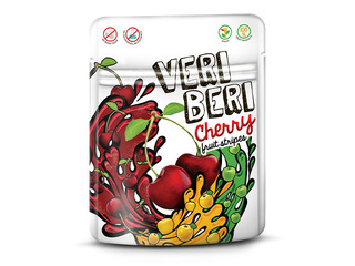 Konfektes, Veri Beri, ķiršu strīpas, 50g