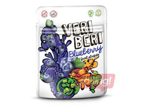 Конфеты, Veri Beri, черничные полоски, 50г