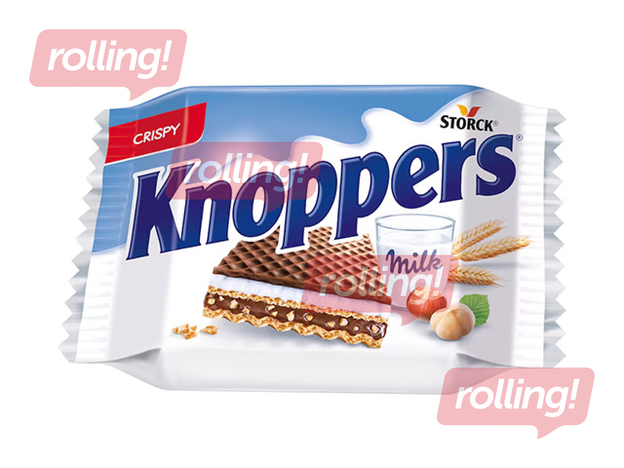 Вафельный батончик Knoppers с шоколадом, 25г