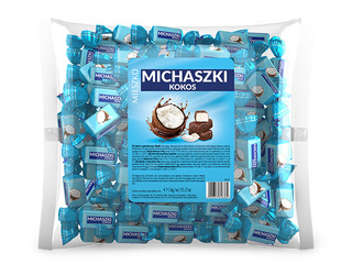 Konfektes Mieszko Michaszki ar kokosriekstu skaidiņām, 1kg