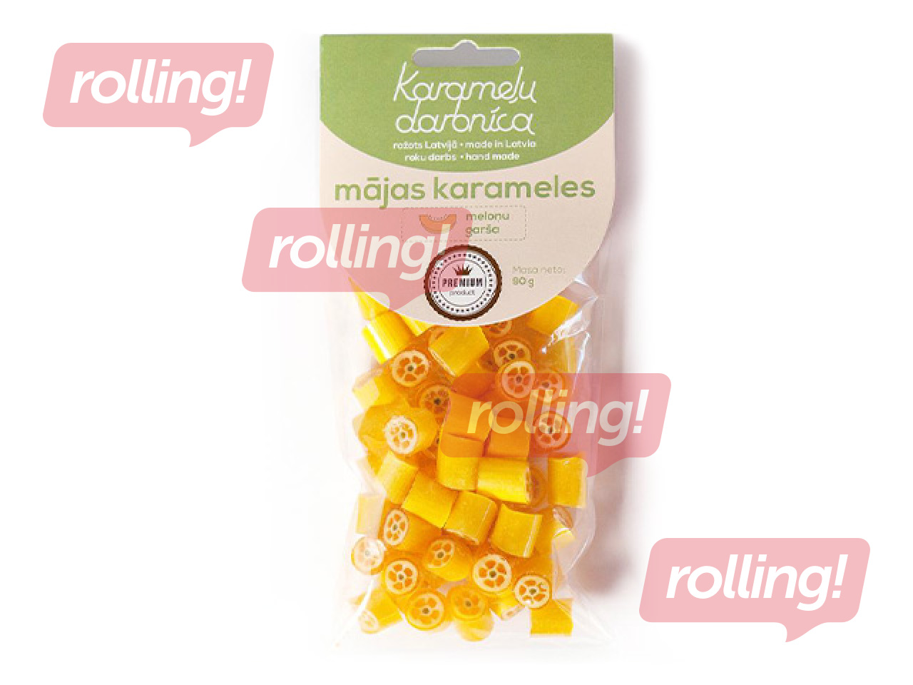 Карамель Karameļu darbnīca, Дынная, 90г