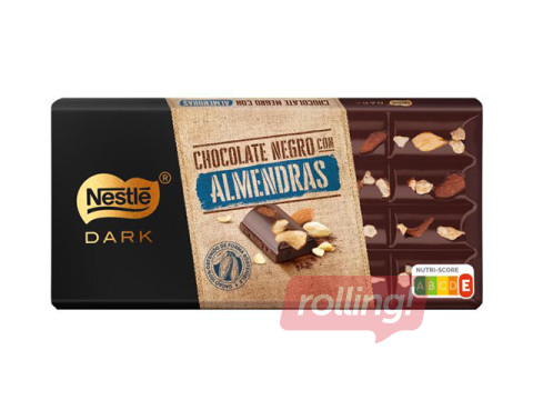 Шоколад Nestle с миндалем, темный, 150 г