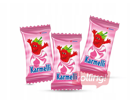 Karameles Jednoosc ar zemeņu un krējuma garšu, 1kg