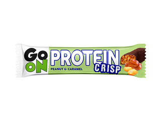 Batoniņš Sante, Go On, Protein Crisp ar zemesriekstiem un karameli, 50g