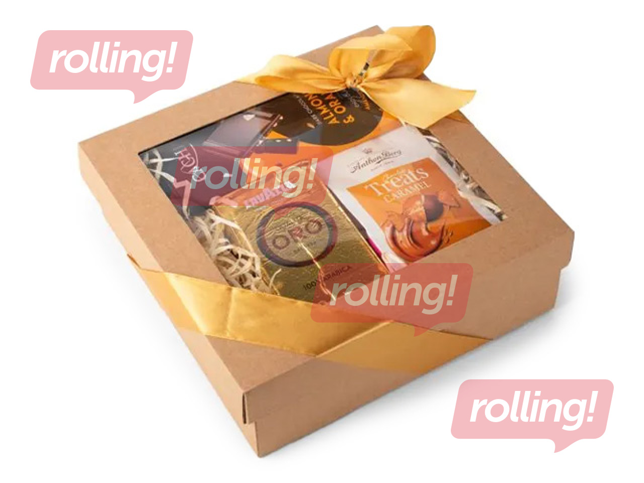 Dāvanu komplekts Anthon Berg konfektes / Cachet šokolāde / Kafija