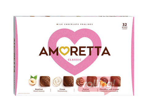 Chocolate assortment Mieszko, Amoretta Classic, 215g