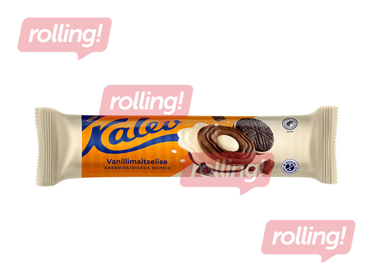 Cepumi Kalev ar vaniļas garšas krēma pildījumu, 205g