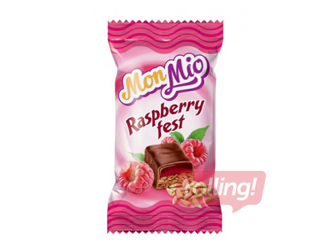 Candies Mon Mio, raspberry flavour, 500g