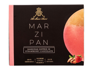 Marzipan in chocolate Al Mari Anni, strawberry flavor, 150g