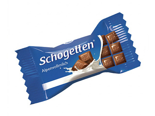Konfektes Schogetten Milk Single, 1.8kg