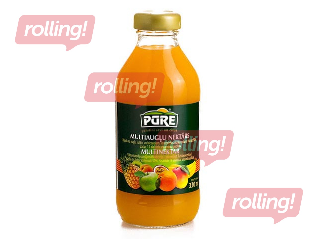 Нектар Pūre мультифруктовый, 330мл