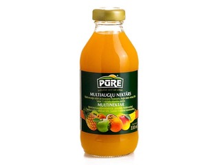 Nektārs Pūre multiaugļu, 330ml