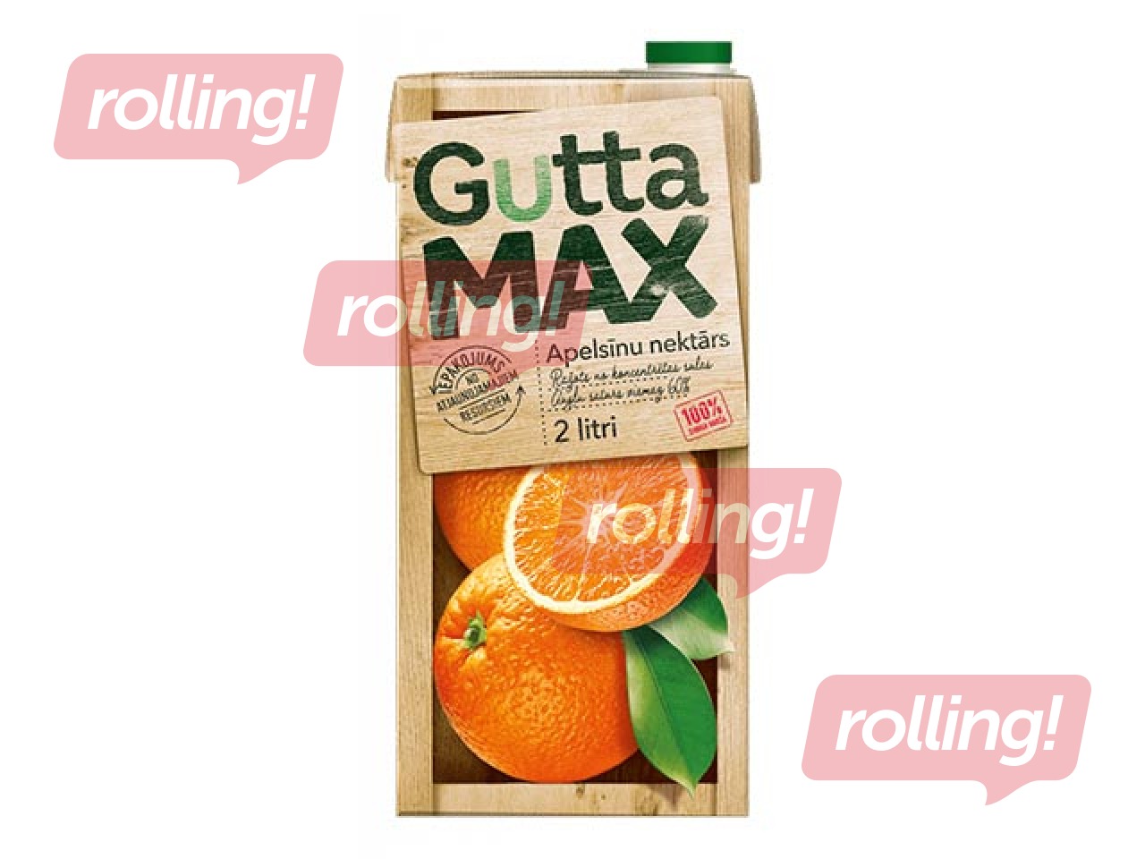 Nektārs Gutta Max apelsīnu, 2l