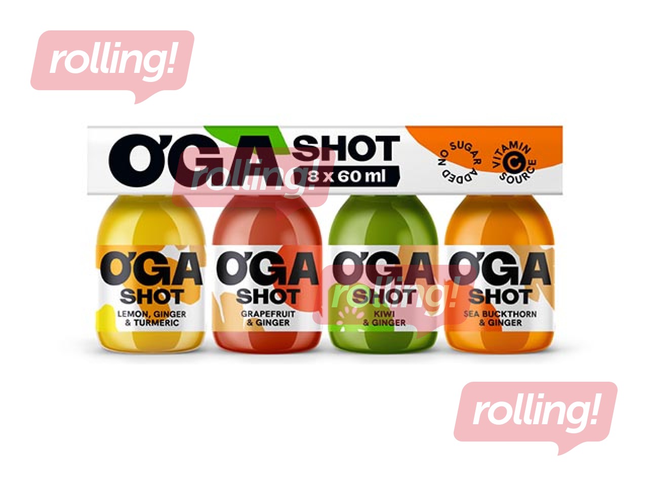 Sulas šotu mix OGA, 8x60ml