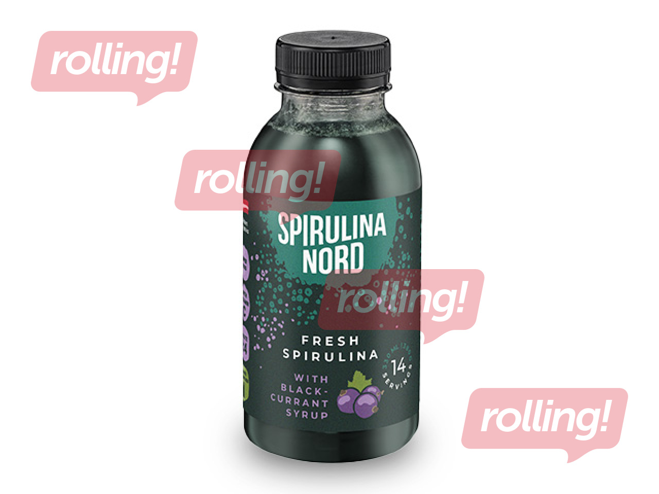 Spirulīna SpirulinaNord, svaiga, ar upeņu sīrupu, 120ml (Taras depozīts iekļauts cenā)
