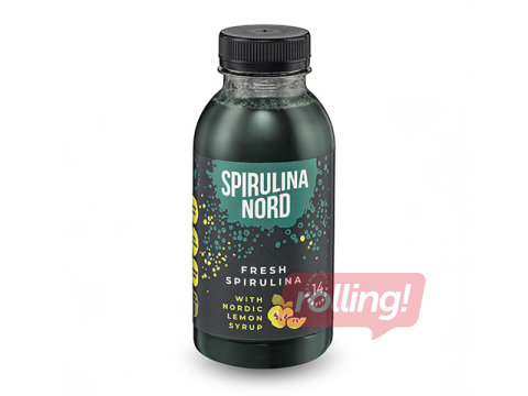 Spirulīna SpirulinaNord, svaiga, ar cidoniju sīrupu, 120ml (Taras depozīts iekļauts cenā)
