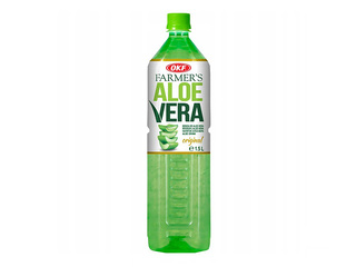 Dzēriens OKF, Aloe Vera ar balto vīnogu sulu, 1.5l (Taras depozīts iekļauts cenā)