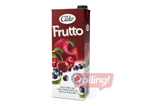 Dzēriens Cido Frutto, augļu dārza mix, 1.5l