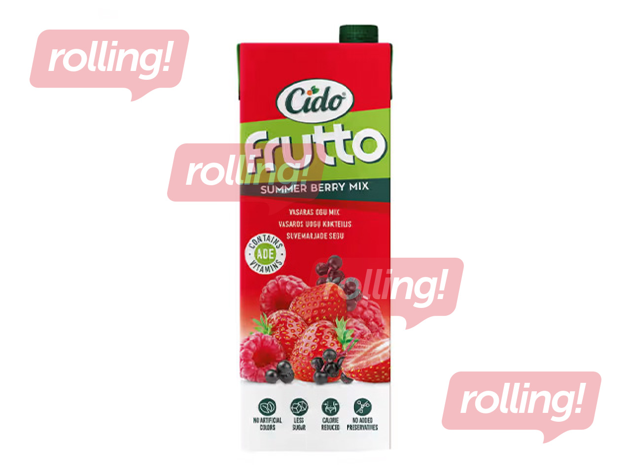 Dzēriens Cido Frutto, vasaras ogu mix, 1.5l