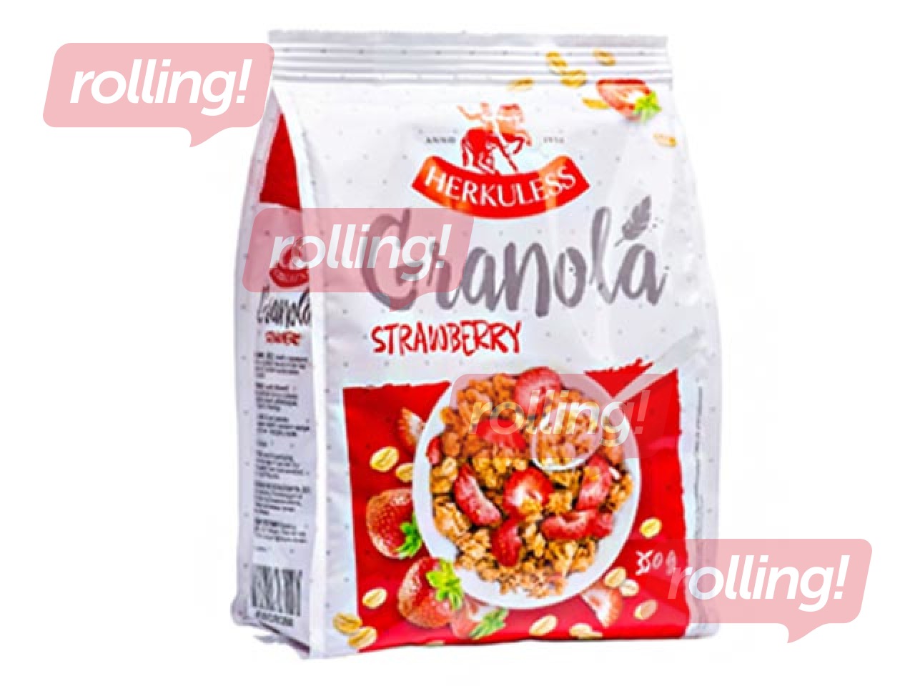 Мюсли Геркулес Granola с клубникой, 350г