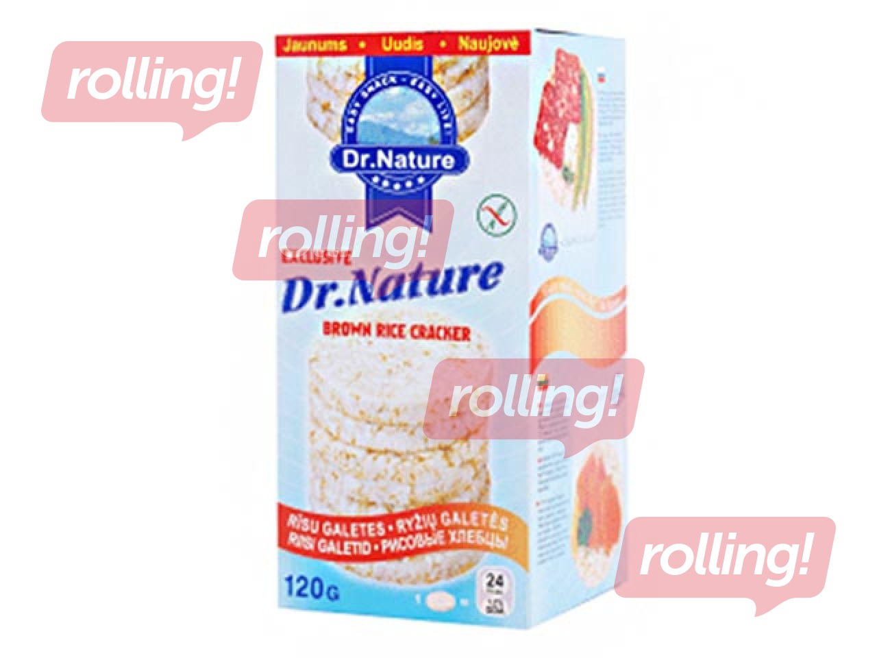 Galetes Dr.Nature rīsu, 120g