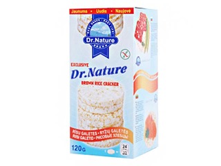 Riisikreekerid Dr.Nature, 120 g