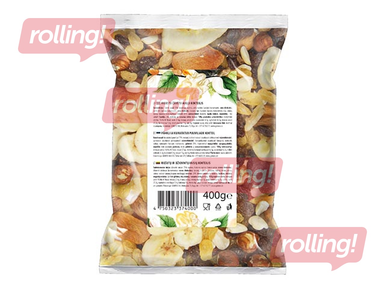 Oрехи и фрукти mix,  Zelta rieksts, 400 г