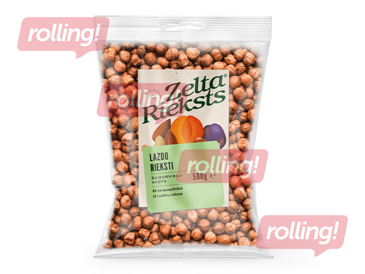 Lazdu rieksti Zelta Rieksts, 500g