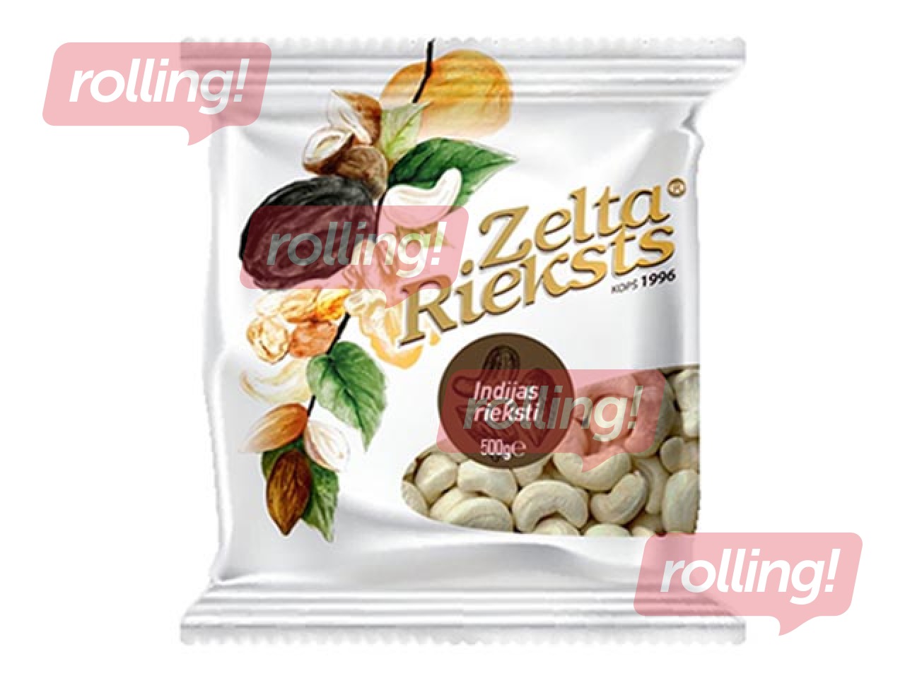 Indijas rieksti Zelta Rieksts, 500g