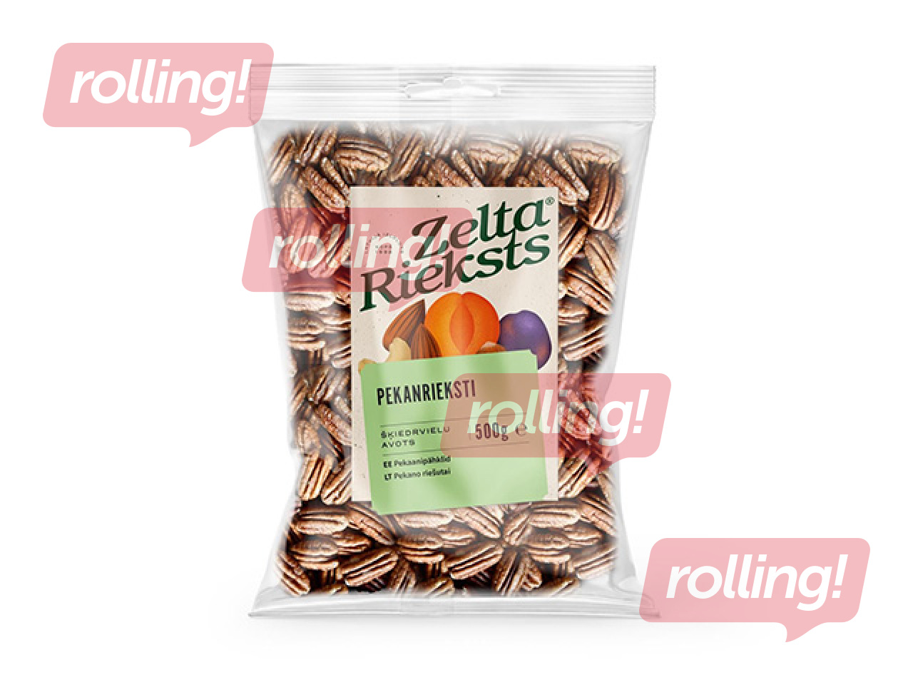 Pekanrieksti, Zelta Rieksts, 500g 