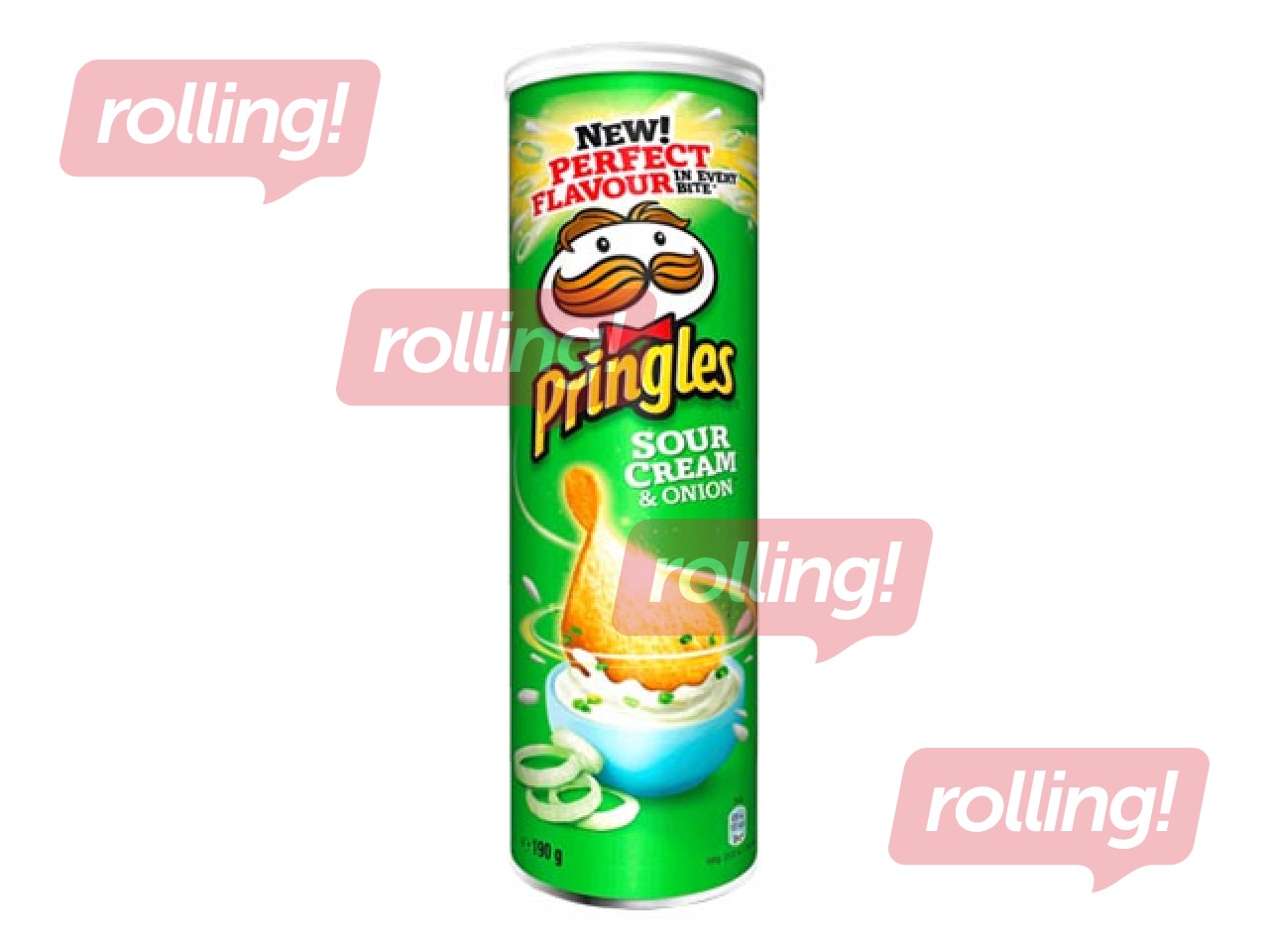Chips Pringles Cream & Onion, 165g