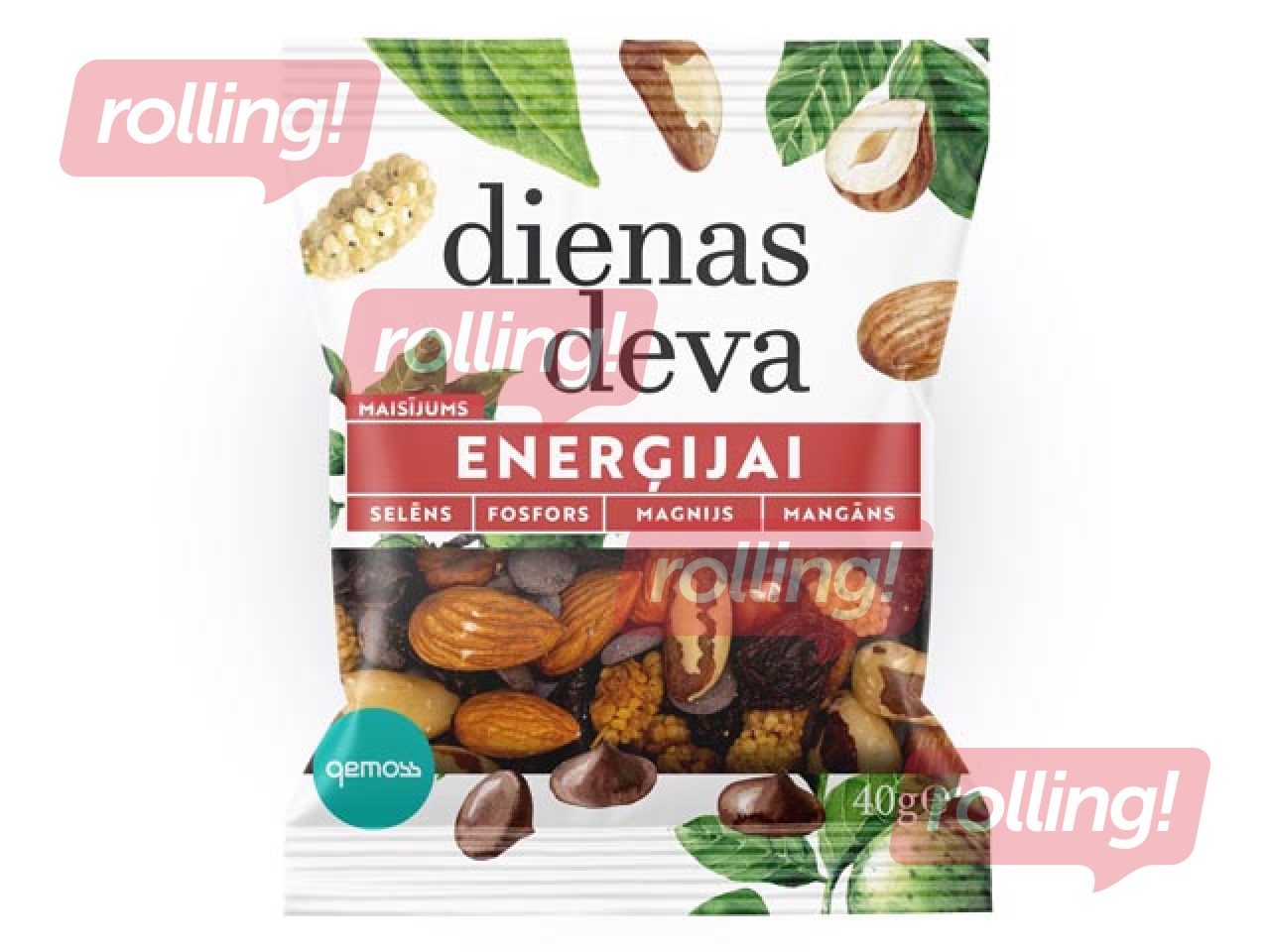 Mixture of nuts and dried fruits Daily dose for 