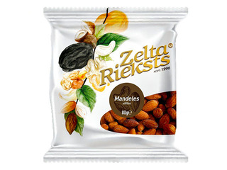 Röstitud soolased mandlid Zelta, 80 g
