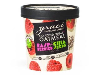 Functional oatmeal with raspberries and chia seeds, 50g