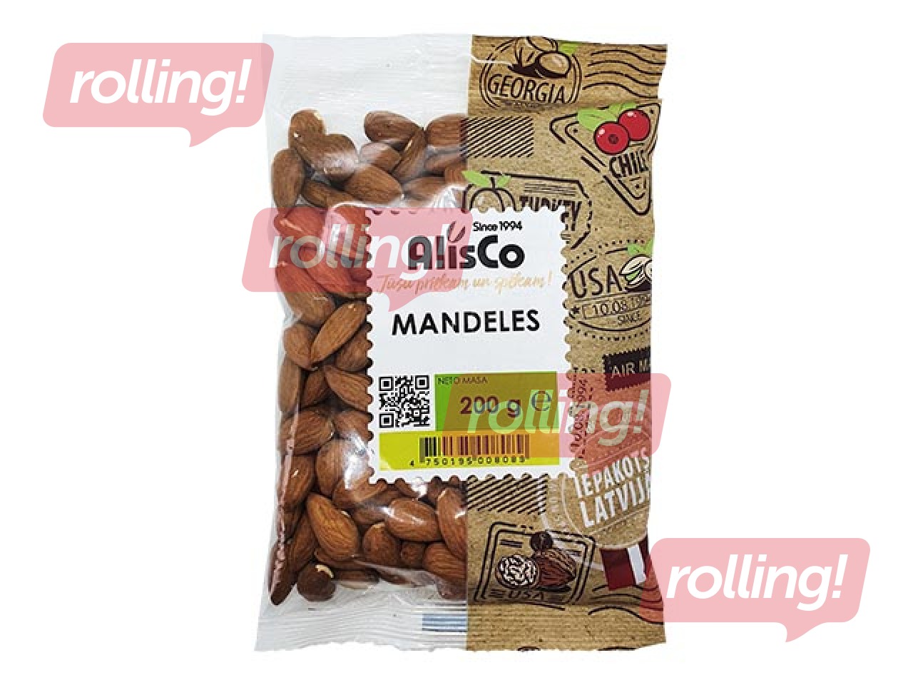 Mandeles AlisCo, 200 g