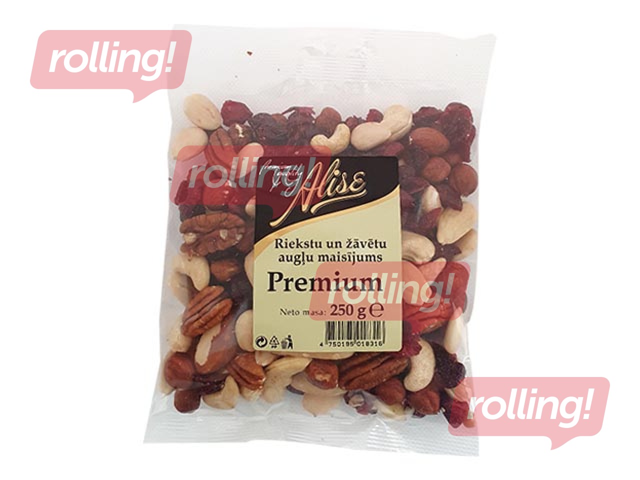 Augļu un riekstu maisījums AlisCo Premium, 250g